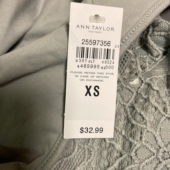 Nwt Ann Taylor Spaghetti strap tank top size XS - Picture 3 of 4